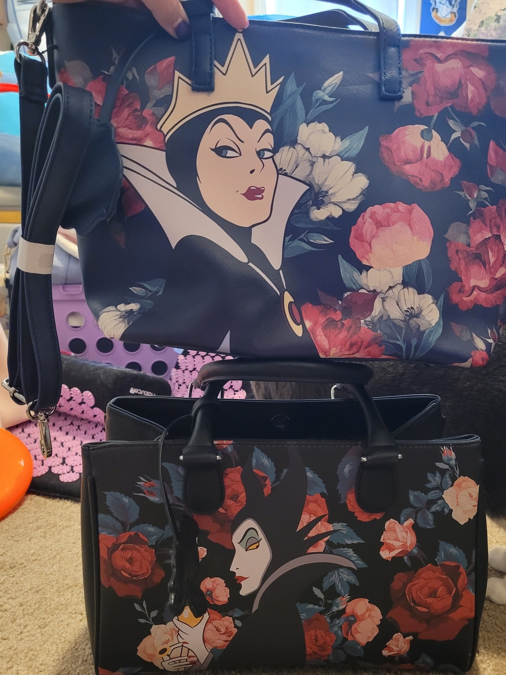 Disney Loungefly Villain Purses-Maleficent & Evil Queen